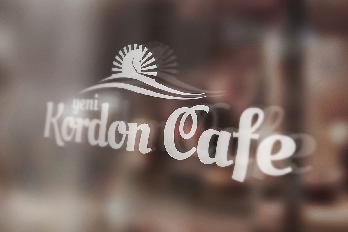 yeni kordon cafe, logo tasarım