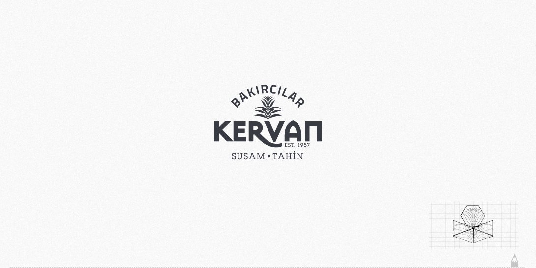 kervan susam tahin, logo tasarım